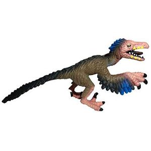 Bullyland 61312 - speelfiguur Velociraptor, ca. 10 cm grote dinosaurus, detailgetrouw, ideaal als klein cadeau voor kinderen vanaf 3 jaar