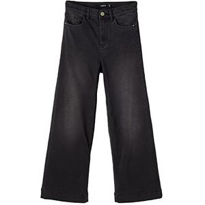 LMTD NLFATONSONS DNM 7526 7/8 HW W Pant NOOS Jeans, Black Denim, 134