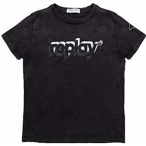 Replay T-shirt voor jongens, 098 Black, 4 Jaar