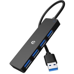 OOTDAY USB C multipoort, 4-in-1 USB C Hub LAN met snelle gegevensoverdracht, USB-uitbreiding, compatibel met desktopcomputer, MacBook Pro/Air, iMac en andere laptops