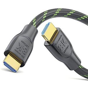 conecto 0,50m High Speed HDMI-kabel 2.1 8K (3840 × 2160) met ethernetkanaal (HEAC) en vergulde contacten