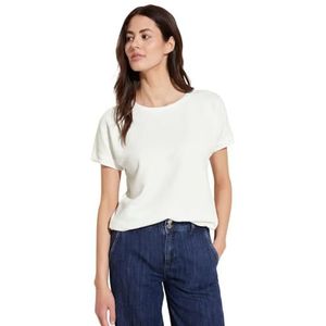 Structuur T-shirt, off-white, 34