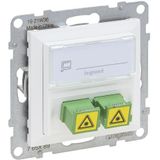 Seano - SC/APC Monomode Glasvezelaansluitdoos - Glasvezel - Zwart - Inclusief 2 Kabels