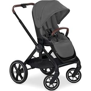 hauck Premium-buggy met beendekje Walk N Care, licht, lekbestendig, geveerde rubber banden, hoogteverstelbare zitting en telescoopstang, wendbaar, XXL kap 50+ uv-bescherming, inklapbaar, marineblauw