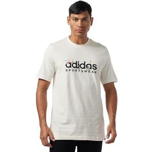 adidas Heren landschap sportkleding grafisch T-shirt