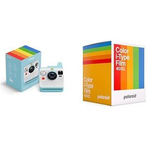 Polaroid - Now Generatie 3 - Instant Camera + Kleurenfilm (40 filmpakket) - Arctisch Blauw