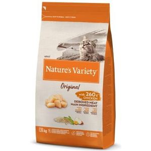 Nature's Variety Origineel – droogvoer voor volwassen katten – met kip zonder botten – 1,25 kg