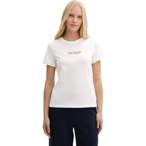 TOM TAILOR T-shirt voor dames, 10332 - Off White, L