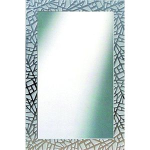 Lienzos Levante Decoratieve spiegel kleedkamer/hoofdeinde, hout, wit, 161 x 51 cm