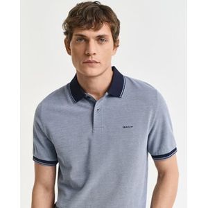 GANT - Poloshirt - Marineblauw - Korte Mouwen