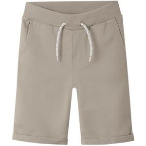 NAME IT Jongens Nkmvermo Long SWE Unb F Noos Shorts, Pure kasjmier, 104