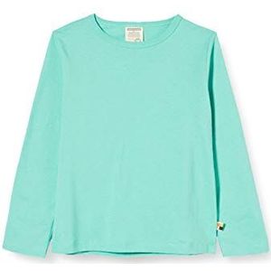 loud + proud Meisjesshirt Single Jersey Organic Cotton shirt met lange, groen (mint Min), 50/56 cm