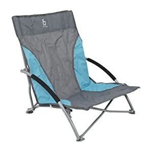 Bo-Camp Beach chair - Compact - Blauw/grijs