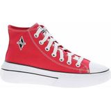 Skechers, Heren, Schoenen, Rood, Maat: 35 EU