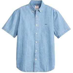 Levi's - A9161-0007 - Casual Shirt - Authentiek Blauw - Katoen - Korte Mouwen