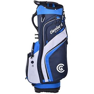 Cleveland Golf Cart Bag, Navy/Royal/Wit, Large