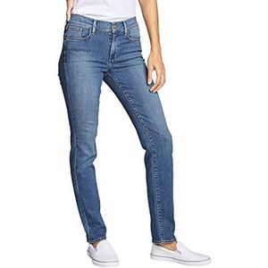 Eddie Bauer Elysian jeans voor dames, slanke rechte pijpen, licht curvy, Blauw (Brilliant Blue 395), 39W / 31L