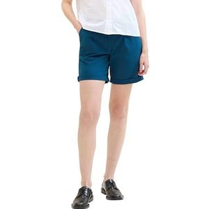 TOM TAILOR Dames chino bermuda shorts, 13353 - Moes Blue, 40
