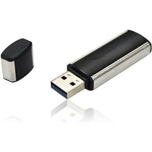 USB-stick, 64 GB, USB 3.0, aluminium design, hoge overdrachtssnelheid, ideaal voor het opslaan en vervoeren van gegevens.