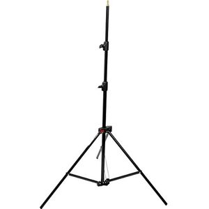 Manfrotto 1052BAC Stativo Serie Babylight con Sistema Pneumatico, 3 Sezioni in Alluminio, Altezza 237 cm, Nero