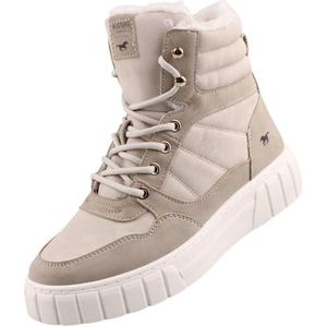 MUSTANG Dames 1446-605 Sneaker, Ivoor, 8 UK, Ivoor, 41 EU