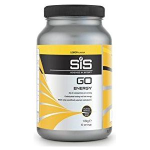 SiS Go-elektrolyt, energiedrankpoeder met veel koolhydraten, met toegevoegde elektrolyten voor hydratatie, (Citroen limoen smaak), 1,6 kg, 40 porties