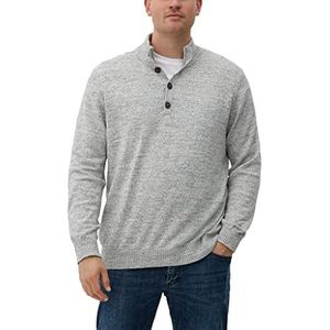 s.Oliver Big Size Heren Pullover Sweater, Grijs, 4XL