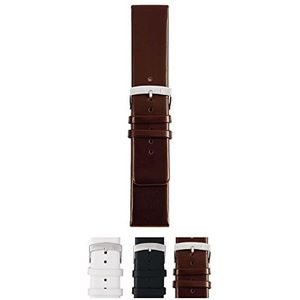 Morellato Lederen armband voor unisex horloge LARGE bruin 24 mm A01X3076875032CR24, bruin, Met bandjes