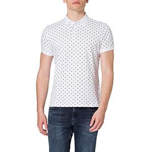 CASUAL FRIDAY Heren Tristan Flower Printed Pique Polo Shirt