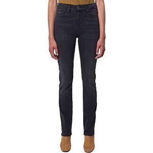 Kaporal Jeans/JoggingJeans. Damesmodel Fidel-Kleur Oud Zwart-Maat 24, Oldblk, 27W X 32L