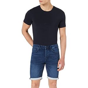 ONLY & SONS Heren jeans shorts ONSPly Life Reg Jog, Blue Denim, XXL