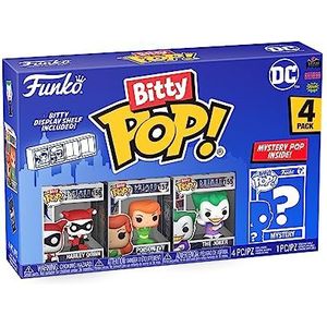 Funko EEN BEETJE POP! : DC - Harley Quinn 4PK (stijlen kunnen variëren)