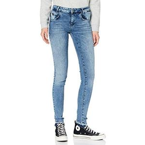 Mavi Adriana Skinny Jeans voor dames, Luitenant Blue Glam, 27W / 28L