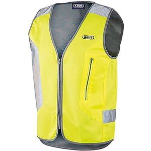 ABUS Lumino Night Vest Veiligheidsvest - Veiligheidsvest met LED-licht achter - geel - maat XXXL