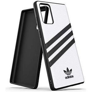 adidas Hoes voor mobiele telefoon, ontwikkeld voor Samsung Galaxy Note 6.3, valgeteste hoesjes, schokbestendige verhoogde randen, originele gegoten beschermhoes, wit en zwart