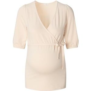 Noppies Embu Nursing T-shirt met korte mouwen voor dames, Whitecap Gray - N126, 36