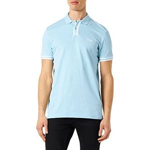 BOSS heren polo, Light/pastel Blue451, S