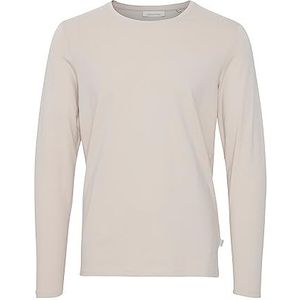 CASUAL FRIDAY CFTheo LS T-shirt voor heren, lange mouwen, basic slim fit, 154503_chateau grijs, M