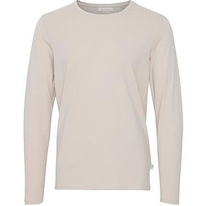 CASUAL FRIDAY CFTheo LS T-shirt voor heren, lange mouwen, basic slim fit, 154503_chateau grijs, S