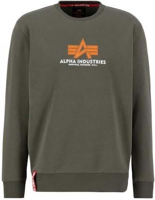 ALPHA INDUSTRIES Heren Basic Sweater Rubber Sweatshirt voor heren (1 stuk)