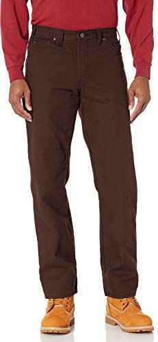 Dickies - Relaxed Fit Eend Jean - Gespoelde Chocolade Bruin - Heren - Big-Tall