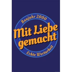 Verjaardagsposter poster 2000 – kwaliteit afwerking) + aanvullende artikelen [Duitstalig] multicolor
