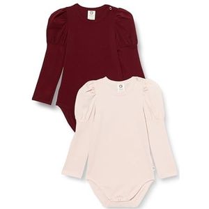 Müsli by GREEN COTTON Rompertje/body  rosé / robijnrood