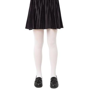 Conte elegant Chique kindermaillots voor meisjes, velours, wit, 146/152 cm