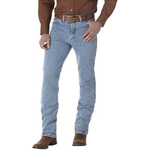 Wrangler Cowboy Cut Slim Fit Jean voor heren, Antiek wassen, 30W / 34L