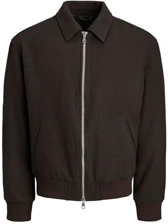 JACK & JONES Heren Jcocover Bomber Jacket, After Dark, L, After Dark, L