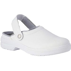 REPOSA MEDICAL sanitaire klompen, werkschoenen, zonder veiligheidsneus, microvezel, hygiënische schoenen, uitneembare binnenzool, anatomische binnenzool, PU-zool