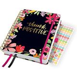 SIGEL J4600 Spiraalkalender Jolie 2024, Flower Love, ca. A5, hardcover, elastiek, penlus, insteekzak, 2 linten, 240 pagina's, van duurzaam papier, weekplanner