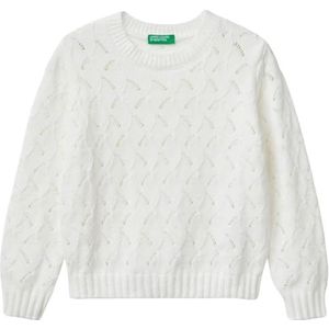 United Colors of Benetton Shirt G/C M/L, Wit, 5 Jaar