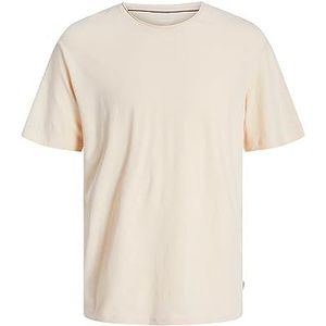 JACK & JONES Jjesummer Linen Tee Ss O-Neck Sn, abrikoos ijs, L